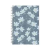2025 Blue Sky inkWELL Press Twilight Blooms 5" x 8" Weekly & Monthly Planner, Plastic Cover, Blue/Yellow (152191)