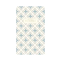 2024-2026 Blue Sky Ivory Paper Co Daviana 3.63" x 6.13" Academic Monthly Planner, Cream/Blue (146890)