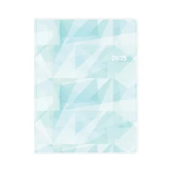2024-2025 Blue Sky Jett 8.5" x 11" Academic Monthly Planner, Plastic Cover, Blue/Green (146858)