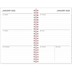 2025 Blue Sky Joselyn 5" x 8" Weekly & Monthly Planner, Plastic Cover, Multicolor (110396-25)