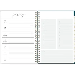 2025 Blue Sky Life-Note It Dania Dark 5.88" x 8.63" Weekly & Monthly Planner, Plastic Cover, Multicolor (139478-25)