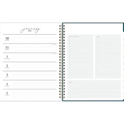 2025 Blue Sky Life-Note It Marina 7" x 9" Weekly & Monthly Planner, Plastic Cover, Blue (139480-25)