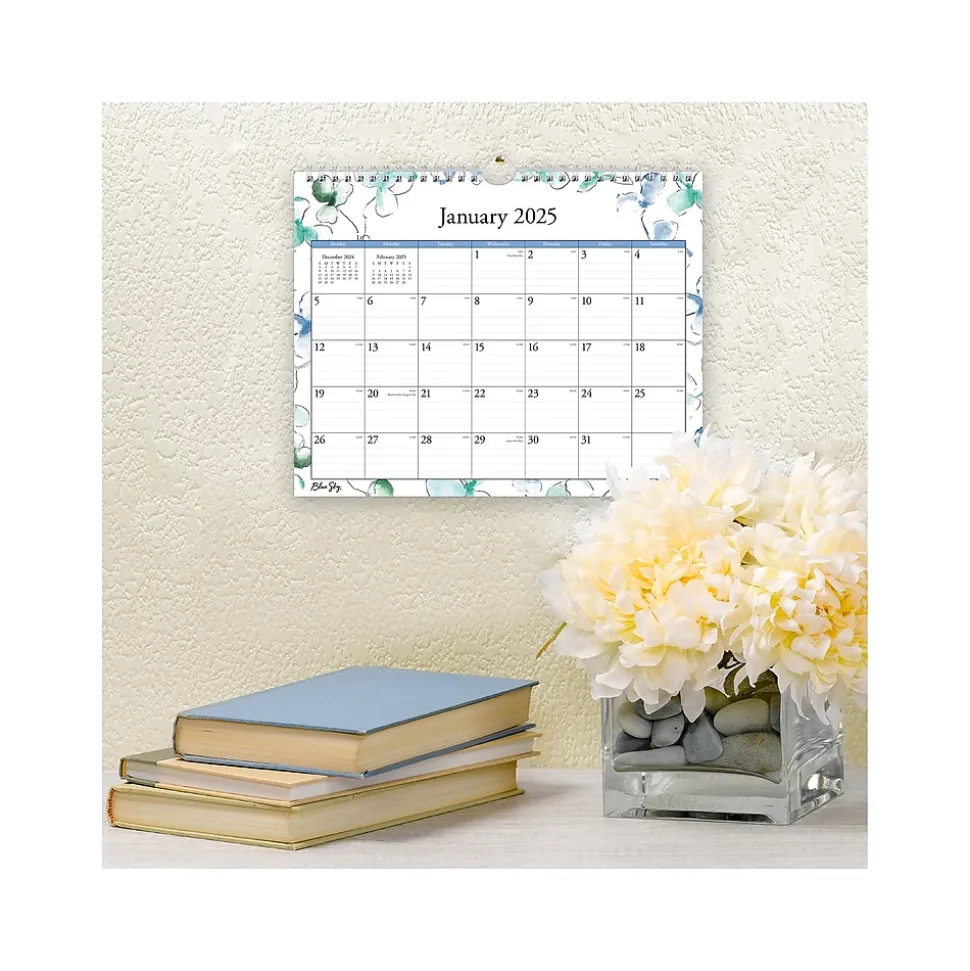 2025 Blue Sky Lindley 11" x 8.75" Monthly Wall Calendar (101593-25)