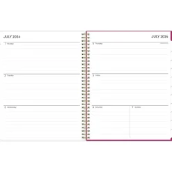 2024-2025 Blue Sky Mahalo 8.5" x 11" Academic Weekly & Monthly Planner, Plastic Cover, Multicolor (100149-A25)