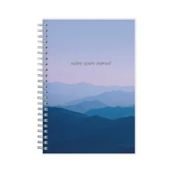 2025 Blue Sky Moment 5" x 8" Weekly & Monthly Planner, Plastic Cover, Blue/Purple (148327)