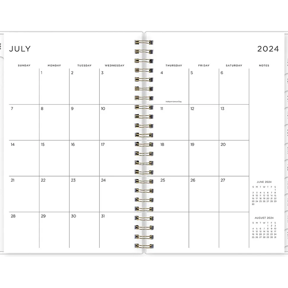 2024-2025 Blue Sky Multicolor Smoke 5" x 8" Academic Weekly & Monthly Planner (133682-A25)