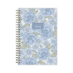 2025 Blue Sky Nalakina 5" x 8" Weekly & Monthly Planner, Plastic Cover, Blue (152240)