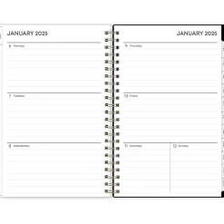 2025 Blue Sky Nevaeh 5" x 8" Weekly & Monthly Planner, Plastic Cover, Multicolor (143946-25)
