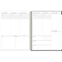 2025 Blue Sky Petiti 8.5" x 11" Weekly & Monthly Planner, Plastic Cover, Multicolor (149082)
