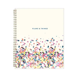 2023-2024 Blue Sky Plans & Things Confetti Bright 8.5" x 11" Academic Weekly & Monthly Teacher Lesson Planner (136609-A24)