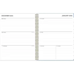 2025 Blue Sky Pooch Party 8.5" x 11" Weekly & Monthly Planner, Plastic Cover, Multicolor (152478)