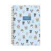 2025 Blue Sky Pooch Party 5" x 8" Weekly & Monthly Planner, Plastic Cover, Multicolor (152479)