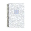 2025 Blue Sky Rachel Parcell Parcella 5" x 8" Weekly & Monthly Planner, Plastic Cover, Blue/White (151202)