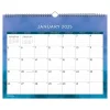 2025 Blue Sky Savoy Cool 15" x 12" Monthly Wall Calendar, Blue (148770-25)