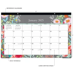2025 Blue Sky Sophie 17" x 11" Monthly Desk Pad Calendar (140089-25)
