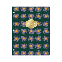2024-2025 Blue Sky The House That Lars Built Aster 8.5" x 11" Academic Monthly Planner, Paper Cover, Multicolor (145925)