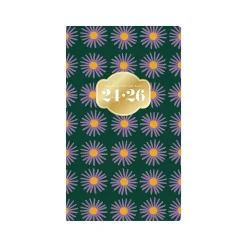 2024-2026 Blue Sky The House That Lars Built Aster 3.6" x 6.1" Academic Monthly Planner, Plastic Cover, Multicolor (145926)