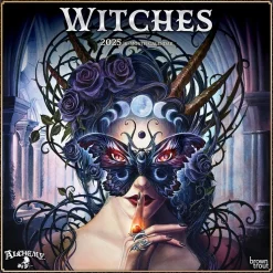 2025 BrownTrout Alchemy Witches OFFICIAL 12" x 24" Monthly Square Wall Calendar (9781975483098)