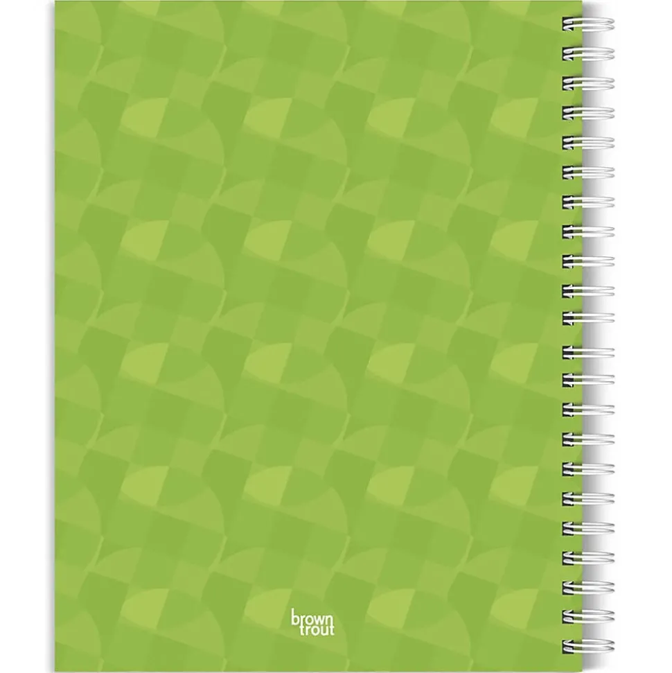 2025 BrownTrout Black Labrador Retrievers 6" x 7.75" Weekly Engagement Planner, Paper Cover, Multicolored (9781975473235)