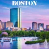 2025 BrownTrout Boston 12" x 12" Monthly Wall Calendar (9781975474515)