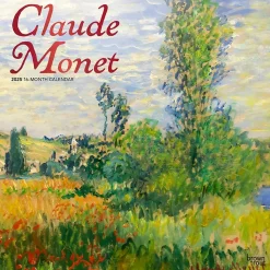 2025 BrownTrout Claude Monet 12" x 12" Monthly Square Wall Calendar (9781975477424)