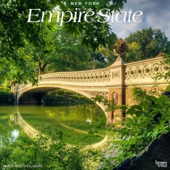 2025 BrownTrout Empire State New York Places 12" x 12" Monthly Wall Calendar (9781975483036)