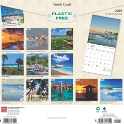 2025 BrownTrout Florida Coast 12" x 12" Monthly Wall Calendar (9781975474799)