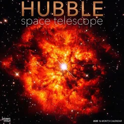 2025 BrownTrout Hubble Space Telescope 12" x 12" Monthly Wall Calendar (9781975477172)
