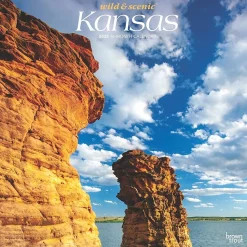 2025 BrownTrout Kansas Wild & Scenic 12" x 12" Monthly Wall Calendar (9781975474997)