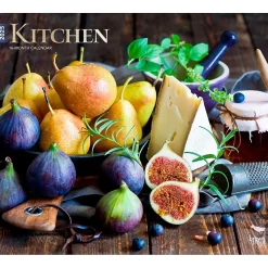 2025 BrownTrout Kitchen 14" x 24" Monthly Deluxe Wall Calendar, (9781975473051)