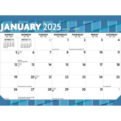 2025 BrownTrout Large Print 17" x 12" Monthly Desk Pad Calendar (9781975480608)