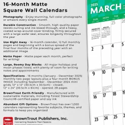 2025 BrownTrout Large Print 12