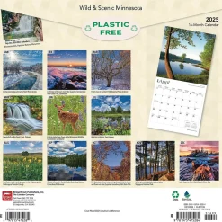 2025 BrownTrout Minnesota Wild & Scenic 12" x 12" Monthly Square Wall Calendar (9781975475284)