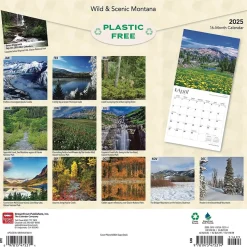 2025 BrownTrout Montana Wild & Scenic 12" x 12" Monthly Wall Calendar (9781975475314)