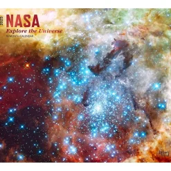 2025 BrownTrout NASA Explore the Universe 7" x 12" Monthly Deluxe Wall Calendar (9781975473105)