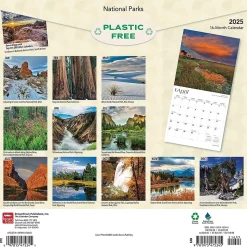 2025 BrownTrout National Parks 12" x 12" Monthly Wall Calendar (9781975475345)