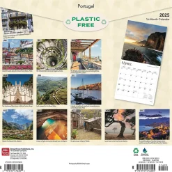 2025 BrownTrout Portugal 12" x 12" Monthly Wall Calendar (9781975476205)