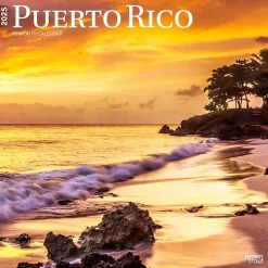 2025 BrownTrout Puerto Rico 12" x 12" Monthly Wall Calendar (9781975475581)