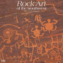 2025 BrownTrout Rock Art of the Southwest 12" x 12" Monthly Wall Calendar (9781975476052)