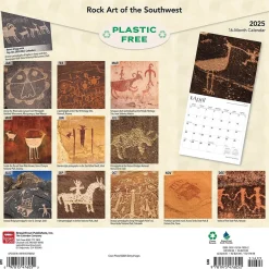 2025 BrownTrout Rock Art of the Southwest 12" x 12" Monthly Wall Calendar (9781975476052)