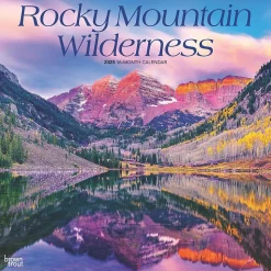 2025 BrownTrout Rocky Mountain Wilderness 12" x 12" Monthly Wall Calendar (9781975475628)
