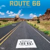 2025 BrownTrout Route 66 12" x 24" Monthly Square Wall Calendar, (9781975475642)