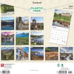 2025 BrownTrout Scotland 12" x 12" Monthly Wall Calendar (9781975477691)
