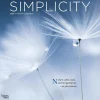 2025 BrownTrout Simplicity 12" x 24" Monthly Square Wall Calendar, (9781975477790)