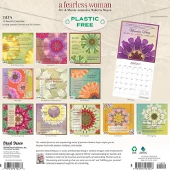2025 Brush Dance A Fearless Woman 12" x 24" Monthly Square Wall Calendar, (9781975481247)