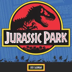 2025 Cal Ink Jurassic Park 12" x 12" Monthly Wall Calendar (9781645916826)