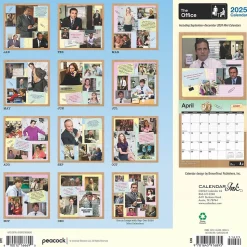 2025 Cal Ink The Office 12" x 12" Monthly Wall Calendar (9781645916895)