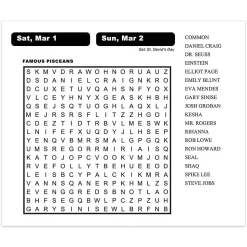 2025 Cal Ink Word Search 6