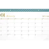 2025 Cambridge WorkStyle 17.75" x 11" Monthly Desk Pad Calendar, Seaside Blue (1606-705-12-25)