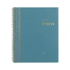 2023-2024 Cambridge WorkStyle Balance 8.5" x 11" Academic Weekly & Monthly Planner, Teal/Gold (1606-905A-12-24)